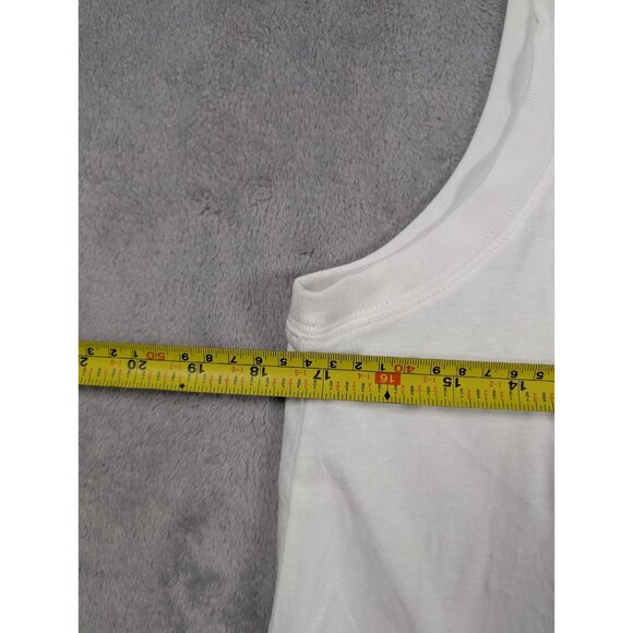 Carhartt Womens Tank Top Size Small White Relaxed Fit Lightweight Work Rugged - Picture 5 of 7